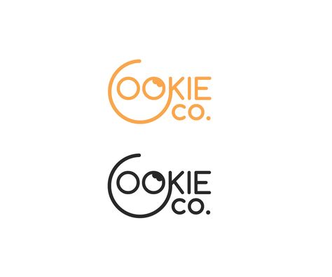 Cookie Logo Ideas, Cookie Bakery Logo, Cookies Logo Design Ideas, Cookie Brand Logo, Unique Logo Design Creative, Cookies Logo Ideas, Logo Cookies Design Branding, Cute Bakery Logo Design, Elegant Bakery Logo