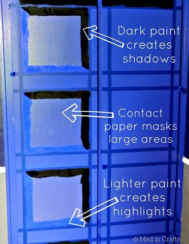 set painting trick Tardis Painting, Diy Tardis, Geek Bedroom, Tardis Door, Doctor Who Birthday, Boy's Rooms, Geeky Craft, Area Lighting, Classroom Crafts