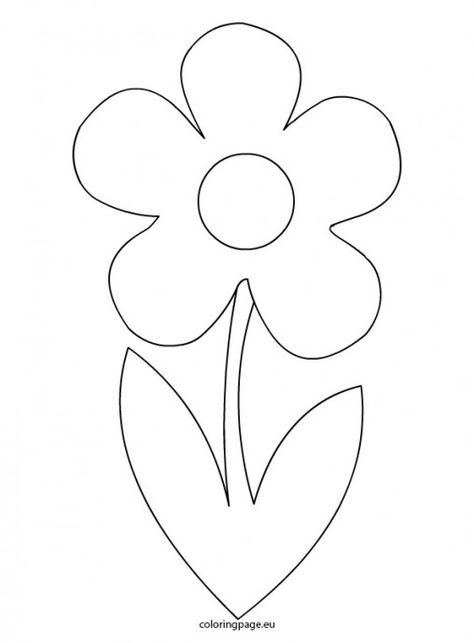 flower-stem-template Flower Crafts Preschool, Three Butterflies, Butterfly Coloring, Spring Preschool, Flower Outline, Applique Templates, Spring Projects, Paper Flower Template, Spring Theme