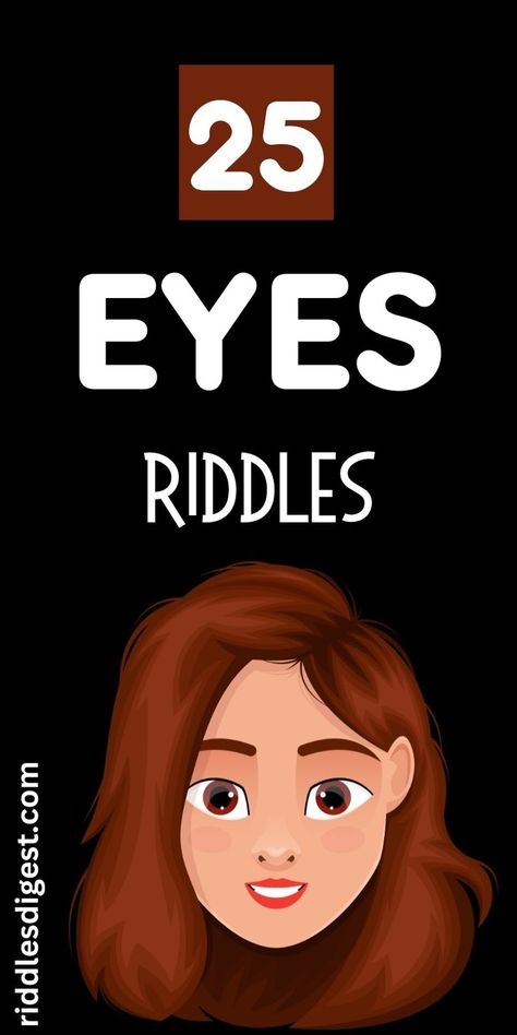 Unlock the mystery with our captivating collection of 25+ eye-themed riddles! Perfect for puzzle enthusiasts and riddle lovers of all ages. 🧐 Sharpen your wit and challenge your friends. Ready to test your perception? Visit our blog for more brain-teasers and puzzles that will keep you guessing! Best Eyes, Hard Riddles, Tricky Riddles, Best Riddle, Brain Teasers, Cool Eyes, Riddles