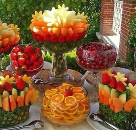 Tropisk Fest, Fruits Decoration, Fest Temaer, Fruit Displays, Fruit Display, Fruit Bar, Fruit Arrangements, Edible Arrangements, Fruit Decorations