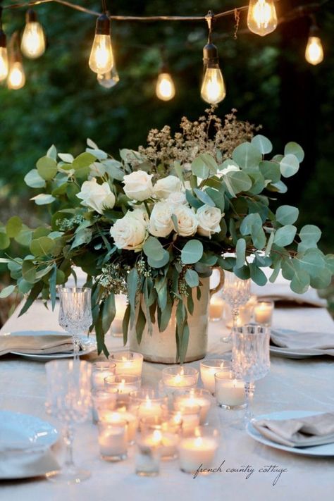 7 Tips for an Inspired Thanksgiving Table - French Country Cottage Luxury Table Settings, Romantic Thanksgiving, Table Settings Dinner, Dinner Party Candles, Thanksgiving Table Settings Centerpieces, Thanksgiving Table Settings Elegant, Thanksgiving Tips, Thanksgiving Decorations Outdoor, Thanksgiving Table Settings Simple