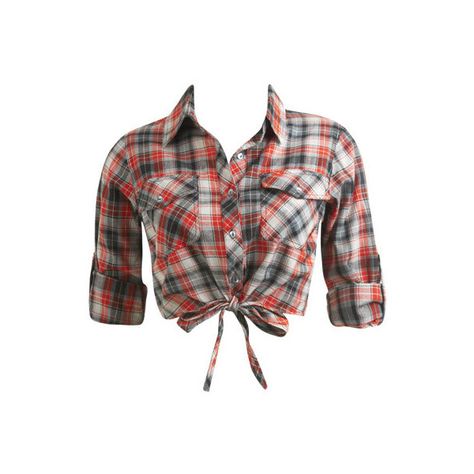 Crop Western Plaid Shirt | Shop Tops at Wet Seal ($17) ❤ liked on Polyvore featuring tops, shirts, crop tops, blusas, tie front shirt, cropped tops, plaid cowboy shirts, roll top and plaid crop top Tied Flannel Outfits, Flannel Crop Top, Shirts Crop Tops, Tie Front Shirt, Shirts Crop, Tartan Shirt, Simple Skirt, Flannel Outfits, Plaid Crop Top