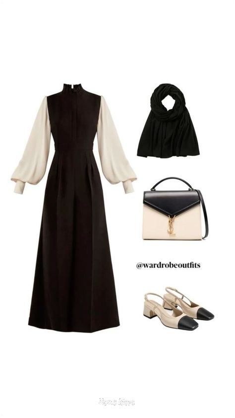 Styling Hijab Outfits, Elegant Outfit Classy Modest, How To Style Modest Outfits, Elegant Outfit Hijab Ideas, Hijab Night Outfit, Classy Outfit Hijab, Transfemme Fashion Tips, Elegant Modesty Outfit, Classy Hijab Style