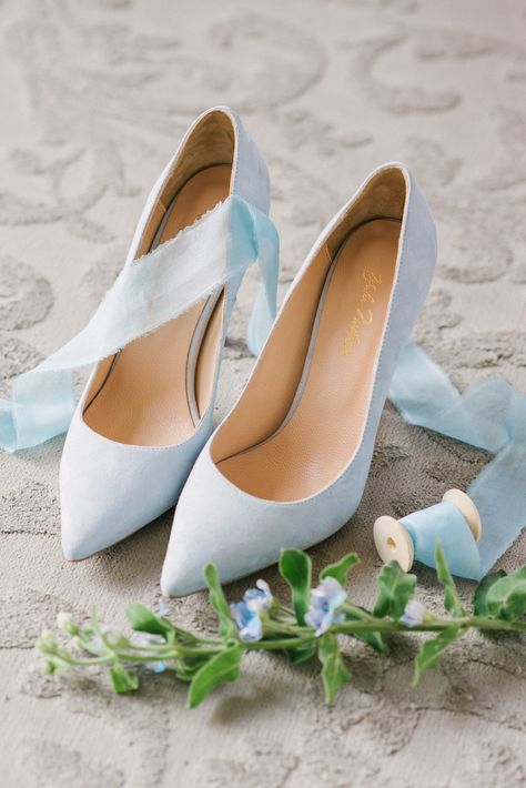 Wedding Heels Blue, Light Blue Wedding Shoes, Sky Blue Wedding, Blue Heels Wedding, Pastel Blue Wedding, Blue Shoes Heels, Pale Blue Wedding, Sky Blue Weddings, White Heels Wedding