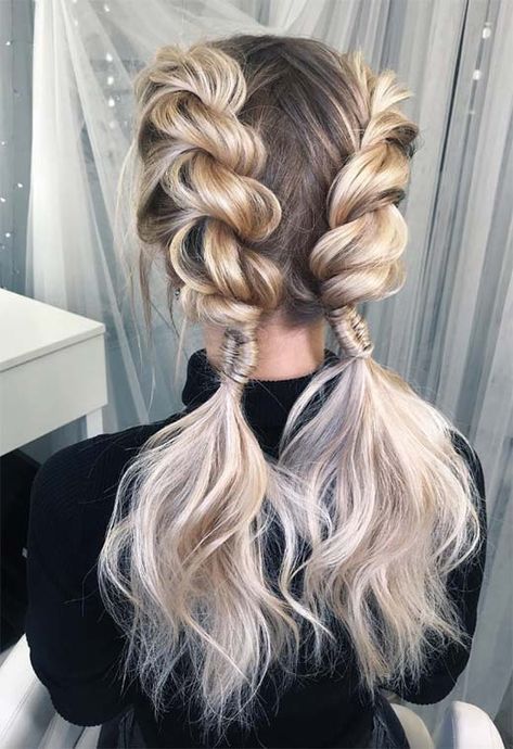 57 Amazing Braided Hairstyles for Long Hair for Every Occasion - Glowsly Braided Hairstyles For Long Hair, Fishtail Braid, Two Braids, Long Blonde, Braided Hair, Braided Hairstyles Easy, Trending Hairstyles, Hairstyles For Long Hair, Braids For Long Hair