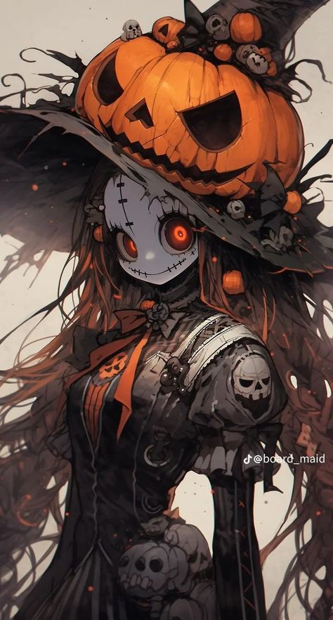 Character Art Ideas, Halloween Wallpapers, 100k Followers, Anime Halloween, Halloween Artwork, Scary Art, Wallpapers Iphone, Creepy Art, Training Program