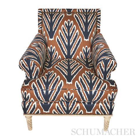 Bodhi Tree - Brown & Black Fabric | Schumacher Color Duos, Quadrille China Seas, Paper Flower Garlands, Elsie De Wolfe, Tree Fabric, Flame Test, Bodhi Tree, Schumacher Fabric, Sleeper Chair