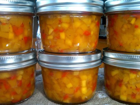 Autumn's Copper Pot: Mango Salsa! Mango Salsa Canning Recipe, Mango Tomato Salsa, Mango Habanero Salsa, Canned Salsa Recipes, Salsa Canning Recipes, Canning Granny, Fresh Mango Salsa, Dehydrating Food, Canning Salsa