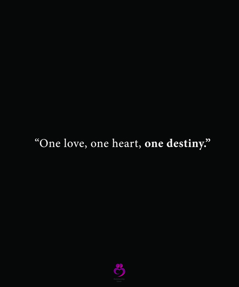 “One love, one heart, one destiny.” Destiny Love Quotes, Whatsapp About Love, Love And Destiny, Destiny Quotes, Whatsapp Profile, Whatsapp Profile Picture, One Love, True Love, Destiny