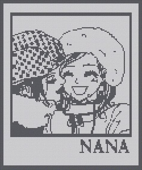 Alpha pattern #168371 | BraceletBook Nana Anime Alpha Pattern, Nana Grid Pattern, Nana Cross Stitch, Nana Perler Beads, Manga Alpha Pattern, Nana Alpha Pattern, Nana Crochet Pattern, Crochet Poster, Alpha Crochet