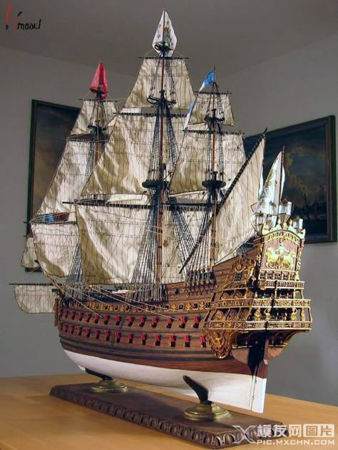 Tall Ship Model, Model Sailing Ships, Sailing Ship Model, Navi A Vela, Scale Model Ships, Model Ship Building, Wooden Ship Models, Old Sailing Ships, Ship Of The Line