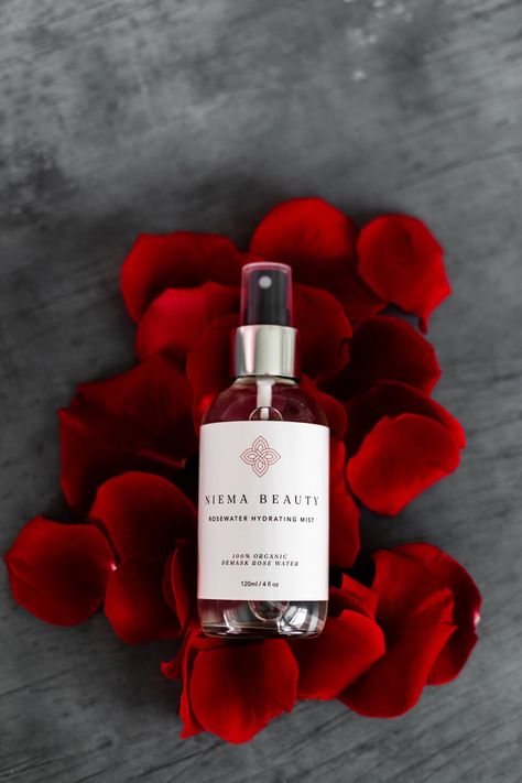 A Bed Of Roses, Rose Skincare, Photography Set Up, Wow Photo, Fragrance Photography, Product Photoshoot, Skincare Products Photography, Bed Of Roses, Perfume Photography