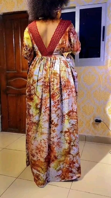 25 PHOTOS Simple but chic African dresses for women Boubou Styles For Women, Bubu Gown Styles, Ankara Long Gown, Modest Dresses Fashion, Long African Dresses, African Print Dress Ankara, Short African Dresses, African Wear Dresses, African Print Dress Designs