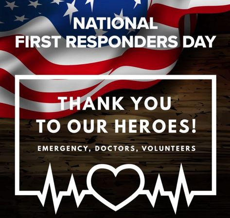 National First Responders Day, First Responders Day, Emergency Response Team, Home Solutions, Work Activities, First Responders, Emergency Response, Family First, I Don T Know