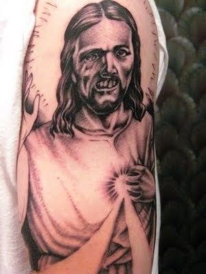 I think it's an Easter tattoo. Worst Tattoos Ever, Awful Tattoos, Really Bad Tattoos, Tattoos Gone Wrong, Terrible Tattoos, Worst Tattoos, No Regrets Tattoo, Jesus Tattoo, Tattoo Fails