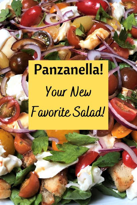 Burrata Panzanella: Your New Favorite Salad — Chef Denise Panzanella Salad Traditional, Bread Salad Panzanella, Greek Panzanella Salad, Upscale Picnic, Salad Panzanella, Awesome Salads, Tuscan Bread, Daniel Diet, Wine Inspiration