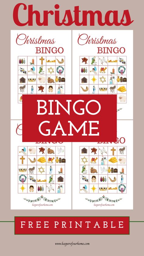 Christmas Bingo Game for the family with free printable. Christian theme Christian Bingo. Free printable bingo cards and calling cards. Christian Christmas Games For Kids, Nativity Games For Kids Sunday School, Nativity Bingo Printable Free, Christmas Bible Trivia Free Printable, Christian Bingo, Nativity Matching Game Free Printable, Free Christmas Bingo, Nativity Bingo, Christian Christmas Games