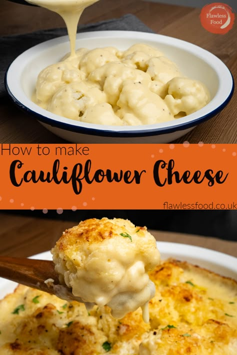 Impress your family this holiday season with our delicious and creamy cauliflower cheese recipe! Made with a homemade cheese sauce, it's the perfect side dish to elevate any roast dinner. #cauliflowercheese #sidedishsupper Side For Roast, British Christmas Dinner, Side Dish For Roast, Cauliflower Cheese Recipe, Cheese Sauce For Cauliflower, Vegetarian Main Meals, Roast Dinners, Veggie Side Dish Recipes, Homemade Cheese Sauce