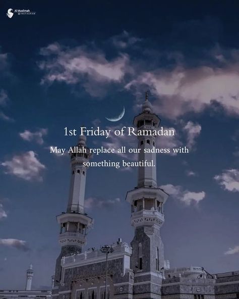 Islamic Quotes ❤ on Instagram: "Aameen Ya Rab 🤍 #ramadanmubarak #ramadan #friday #jummah" 3rd Friday Ramadan, Ramadan Friday Quotes, First Friday Of Ramadan Quotes, Ramadan Friday, Good Morning Husband, Friday Jummah, Best Ramadan Quotes, Ramadan Kareem Pictures, Ramadan Images