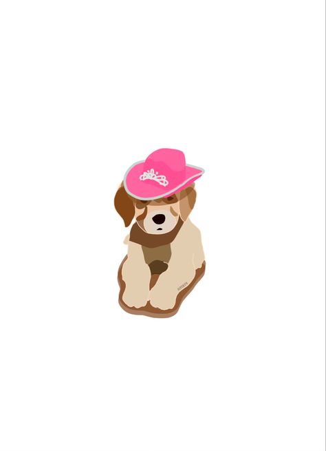 Preppy Cowboy Hat Wallpaper, Preppy Wallpaper Dog, Preppy Wallpaper Animals, Cowboy Pink Aesthetic, Light Pink Screensaver, Preppy Wallpaper Cowgirl, Cowgirl Profile Picture, Preppy Cowgirl Wallpaper, Cowgirl Widgets