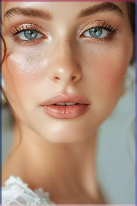 Natural Glam Makeup, Wedding Makeup Tutorial, Glam Wedding Makeup, Bridal Makeup Natural, Braut Make-up, Wedding Makeup Looks, Natural Wedding Makeup, Bridal Makeup Looks, Natural Glam