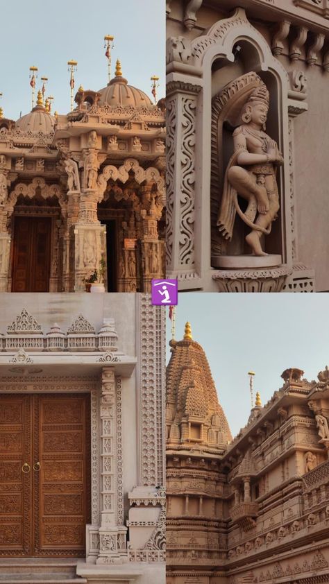 Temple architecture. Indian aesthetic. Cultural aesthetic. Indian Architecture/ Swami Narayan Temple Mandir Aesthetic Insta Story, Temple Aesthetic Instagram Story, Temple Story Ideas, Indian History Aesthetic, Temple Instagram Stories, Hindu Temple Aesthetic, Indian Temple Aesthetic, Devotion Aesthetic, Swami Narayan Temple