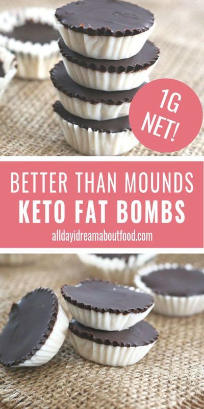 Mounds Bars, No Bake Recipe, Coconut Cups, Sugar Free Treats, Quick Food, Fat Bomb Recipe, Keto Dessert Easy, Keto Fat, Low Carb Chocolate