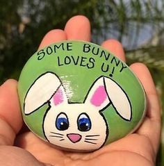 Rocks Quotes, Easter Rocks, Painting River, Rock Animals, Easter Paintings, Inspirational Rocks, Diy Rock Art, Idle Hands, Painted Rock Animals