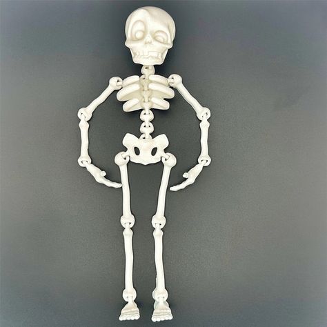 https://3dprintedornaments.myshopify.com Articulated Skeleton, 3d Printed Halloween, Halloween Displays, Halloween Prints, Intricate Details, Halloween Themes, 3d Printed, 3d Printing, Skeleton