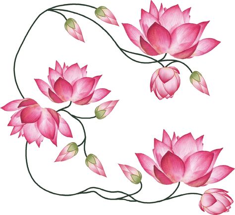 Flower Drawing Tutorials, Owl Tattoo Design, Lotus Art, Pichwai Paintings, Wall Painting Decor, Textile Prints Design, Art Deco Wallpaper, Pretty Drawings, Flower Art Images