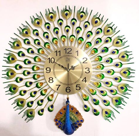 PLEASE WHATSAPP OR CALL ON 7827223927 TO PURCHASE THIS PEACOCK DESIGN WALL CLOCK AT VERY REASONABLE PRICE Hair Care Remedies, Peacock Design, Metal Wall Clock, Design Wall, Metal Walls, Wall Design, Wall Clock, Hair Care, Clock