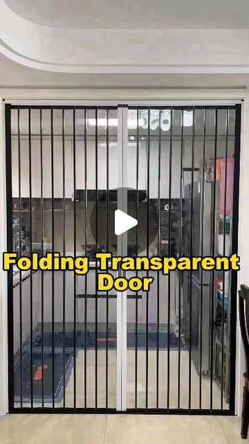 Foldable Doors Ideas, Folding Doors Ideas, Pvc Folding Door, Transformable Furniture, Accordion Door, Folding Patio Doors, Folding Windows, Folding Doors Interior, Folding Glass Doors