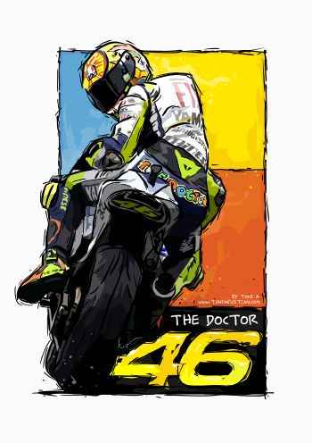 Valentino Rossi Logo, Vr46 Valentino Rossi, Motogp Valentino Rossi, Motorcycle Artwork, Valentino Rossi 46, Bike Drawing, Artistic Wallpaper, Bike Photoshoot, Bike Stickers