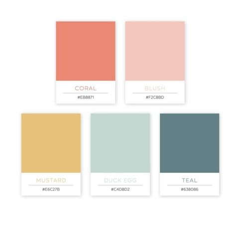 Teal And Coral Dining Room, Bright And Pastel Colour Palette, Colour Palette Mint Green, Bright House Color Palette, Mint Complimentary Colors, Aqua And Terracotta, Mint Pink Color Palette, Small Apartment Color Palette, Color Palette With Mint Green