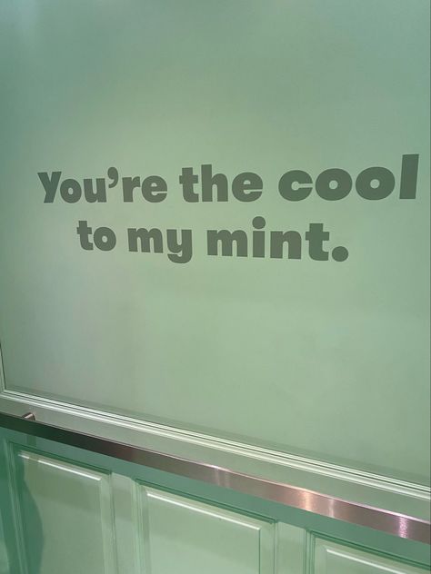 Mint Design Graphic, Minty Green Aesthetic Wallpaper, Green Aesthetic Captions, Mint Green Lockscreen, Mint Green Quotes, Green Words Aesthetic, Mint Quotes, Hoodie Verde, Color Puns