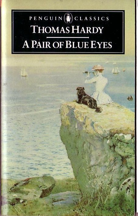 Thomas Hardy  A PAIR OF BLUE EYES<BR>  . .Penguin rpt.N/D (478pp) front cover image Thomas Hardy Books, English Library, Grey Matter, Angel Books, Thomas Hardy, Vintage Book Covers, Penguin Classics, Cover Image, Cover Ideas