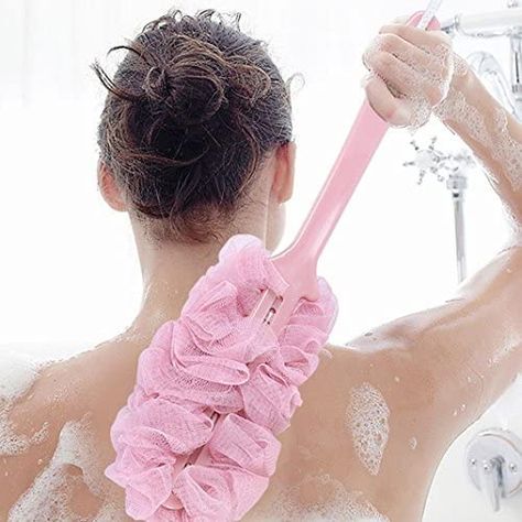 Clean Washer, Shower Puff, Loofah Sponge, Shower Scrubber, Bath Ball, Shower Sponge, Body Scrubber, Flower Bath, Glow Skin