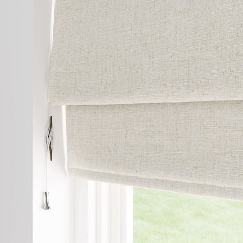 * Simple to style plain design * Made with polyester * Fully lined * All fixtures and fittings included If you are looking for stylish simplicity, look no further. The Belton Roman blind is a timeless companion to any room in your home matching many interior styles. Fully lined for added insulation and privacy, the blind is fabricated from polyester and natural linen fibres and is available in a choice of sizes to fit your window dimensions. All fixtures and fittings included. Roman Blinds Modern, Linen Roman Blinds Living Room, Neutral Blinds, Cottage Roman Blinds, Kitchen Blind, Blinds For Windows Bedrooms, Curtain Blinds, Bedroom Roman Blinds, Linen Roman Blinds