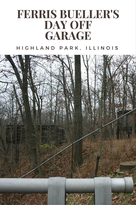 Ferris Bueller's Day Off Garage in Highland Park, Illinois Highland Park Illinois, Ferris Bueller’s Day Off, Ferris Bueller's Day Off, Chicago Vacation, Road Trip Photography, Road Trip Planner, Ferris Bueller, Cross Country Road Trip, Road Trip Destinations