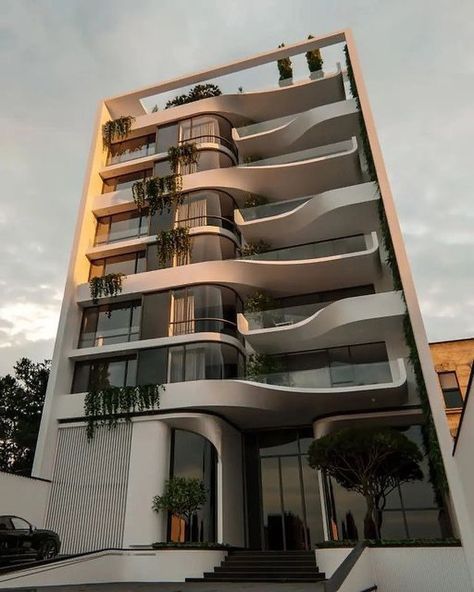 Multifamily Housing Architecture, Facade Apartment, Elevation Architecture, Design Balcony, Apartments Exterior, Facade Architecture Design, Residential Building Design, Modern Architecture Building, Modern House Facades