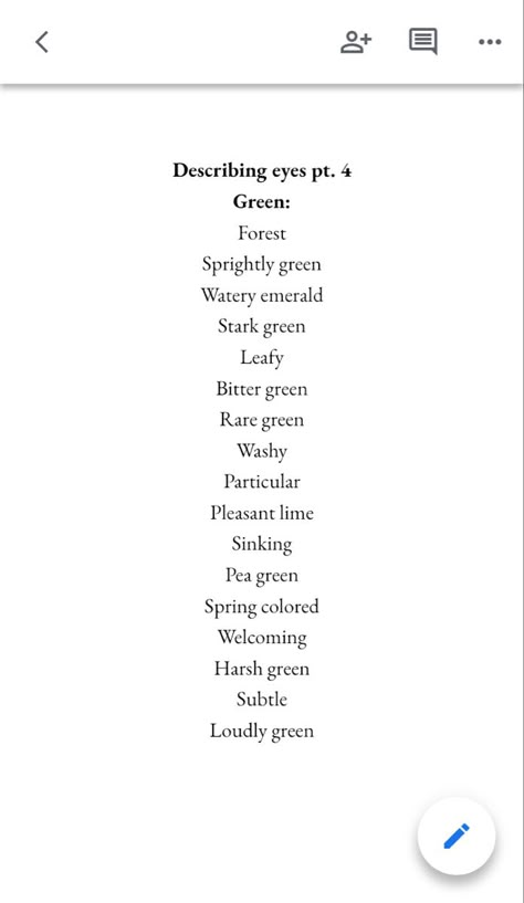 Describing Eye Color, Describing Eyes, Writing Songs Inspiration, Writing Expressions, Writing Inspiration Tips, Writing Things, Writing Prompts For Writers, Writing Dialogue Prompts, Essay Writing Skills