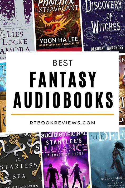 Looking for a new fantasy audiobook to listen to? Tap here to find 17 of the best fantasy audiobooks to start listening to today! Follow us for more of the best audiobooks. #bookreviews #bestaudiobooks #fantasyaudiobooks Fantasy Audiobooks, Best Audiobooks 2024, Audiobook Recommendations, Battle Mage, Deborah Harkness, Best Audiobooks, Robert Jordan, Magic System, New Fantasy