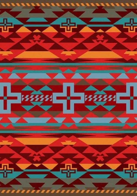 Southwestern Design Patterns, Southwest Room, Southwest Area Rugs, Southwest Colors, Western Bedding, Rustic Cross, Native American Patterns, Western Wallpaper, Western Wall Art