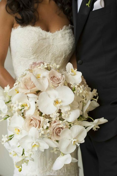 Stephanotis Wedding Bouquet, Orchid Bouquet Wedding, Orchid Bouquet, Orchid Wedding, Wedding Inside, Mod Wedding, White Bouquet, Bride Bouquets, Photographer Wedding