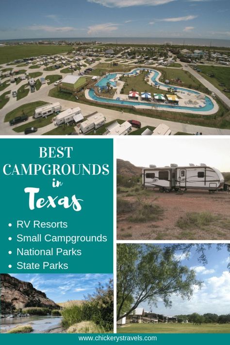 If you're on the hunt for some amazing RV travel destinations in Texas, you won't want to miss this! Check out this list of RV nominated best campgrounds, national parks, state parks, and RV resorts around the state. There is something for everyone. #rvtravel #rvcampgrounds #camping Rv Park Amenities, Rv Park Design, Texas Camping, Rv Travel Destinations, Camping In Texas, Best Rv Parks, Rv Resorts, Rv Trips, Rv Destination