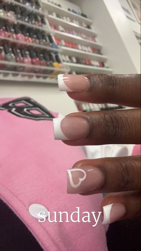 Girly Gel Nails Design, Simple Birthday Nails Acrylic Short, Nail Ideas 12-13, Nail Inspo Trendy 2024 Short, Cute And Simple Birthday Nails, Cute Nails For Kids 9-10 Gel, Nails 10-11, White Graduation Nails Short, Sport Cut Nails Acrylic Short