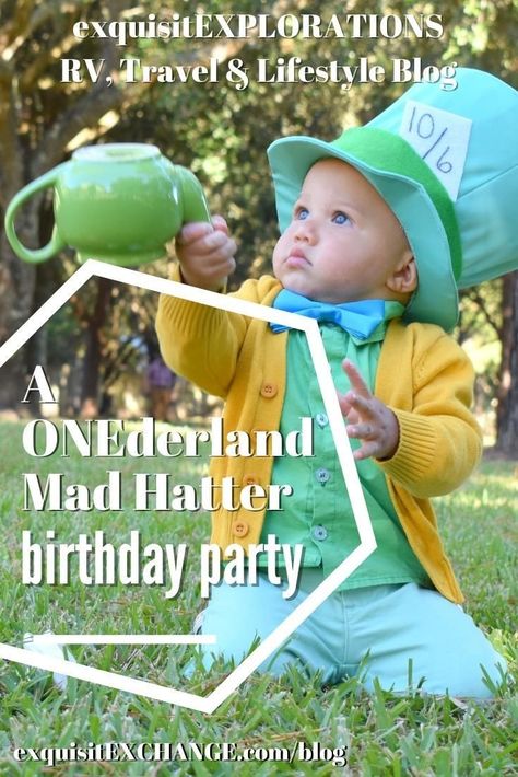 Mad Hatter Birthday Cake, Onederland Birthday Party Boy, Bday Party Boy, Mad Hatter Birthday Party, Twins Party, Birthday Tea Party, Onederland Birthday Party, Mad Hatter Party, Alice In Wonderland Birthday