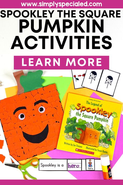 Do you love Spookley the Square Pumpkin as much as I do? Inside this blog, you will learn about 5 Spookley the Square Pumpkin activities perfect for your elementary classroom. Students love to complete the Spookley the Square Pumpkin craft. My Spookley the Square Pumpkin reading activities include sequencing activities, story map for kids, vocabulary games, reading comprehension, and more! These book companion activities are just in time for fall activities for kids elementary. The Spooky Wheels On The Bus, Spookley The Square Pumpkin Crafts, Pumpkin Reading Activities, Spookley The Square Pumpkin Activities, School Group Activities, Pumpkin Preschool, Spookley The Square Pumpkin, Square Pumpkin, Pumpkin Reading