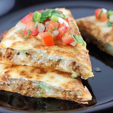 Chorizo Quesadillas Recipe Chorizo Recipes Appetizers, Tacos Recipes, Chorizo Recipes, Quesadilla Recipe, Chorizo Sausage, Nice Recipes, Quesadilla Recipes, Pepper Jack, South Of The Border